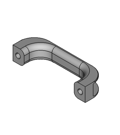 Static-Control Unthreaded-Hole Pull Handles