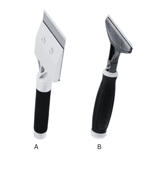 Steel Blade Flat-Surface Scrapers