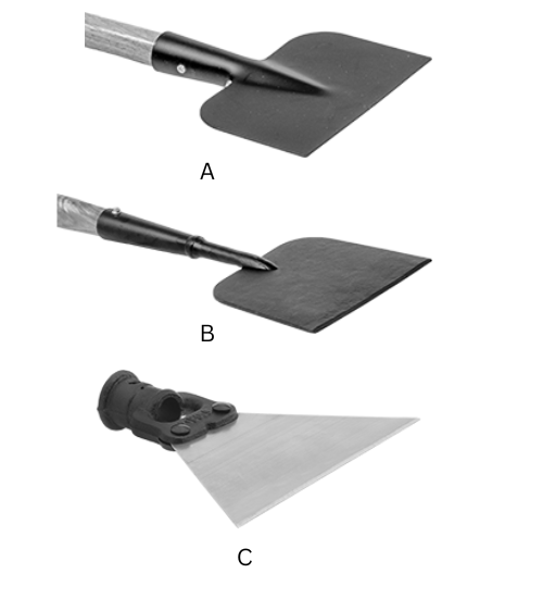 Steel Blade Long-Reach Scrapers