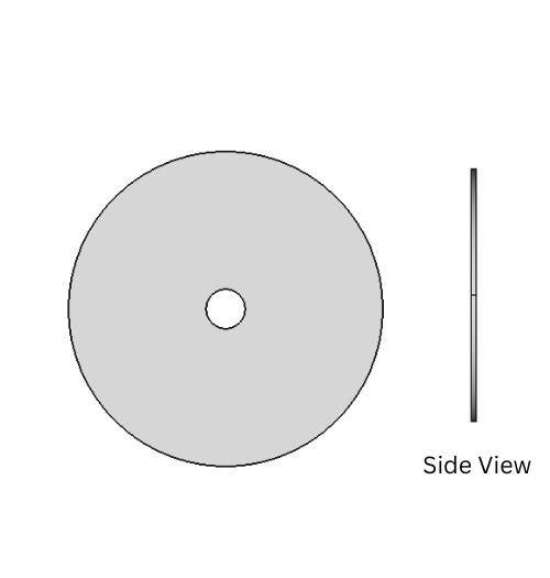 Straight Grinder Cutoff Wheels for Aluminum Brass and Copper
