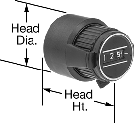 Turn-Counting Indicating Knobs