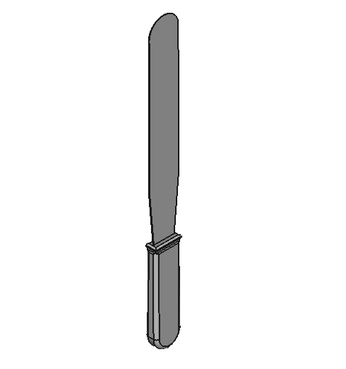 Tapered Blade Stainless Steel Spatula