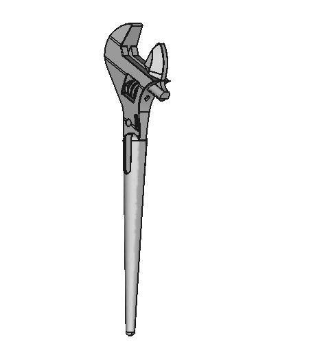 Tapered-Handle Adjustable Wrenches