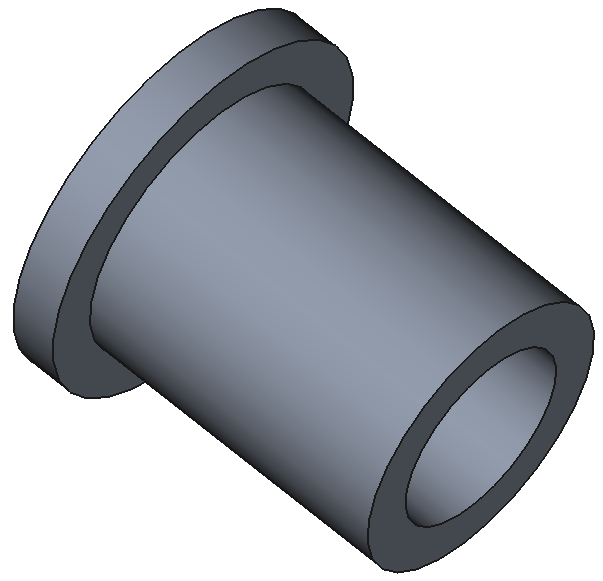 High-Temperature Dry-Running Flanged Sleeve Bearings
