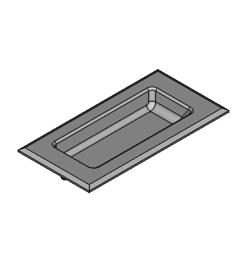 Threaded-Stud Recessed Pull Handles