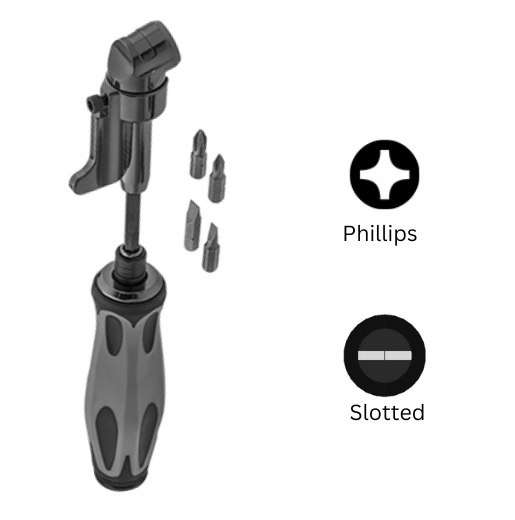 Tight-Clearance Bit Screwdrivers