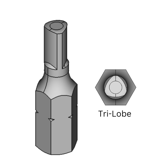 Tri-Lobe Bits