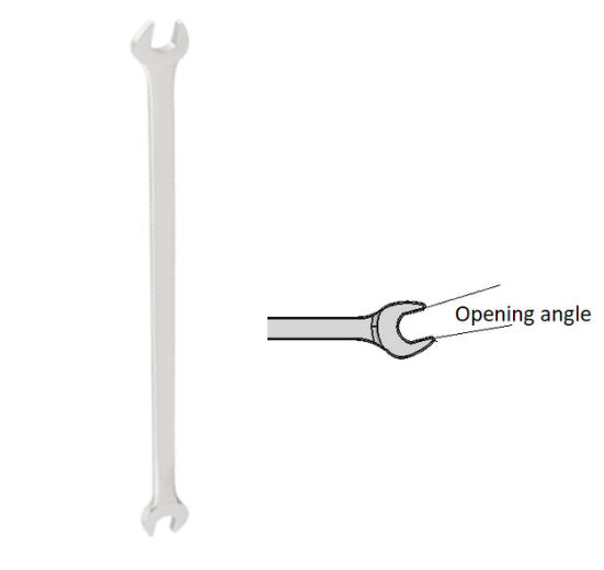 Two-Head Tight-Clearance Open-End Wrenches