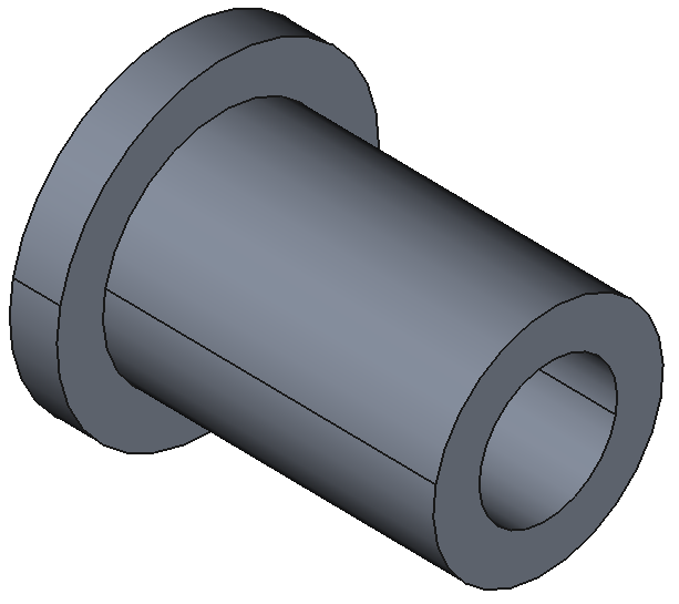 Ultra-Low-Friction Dry-Running Flanged Sleeve Bearings