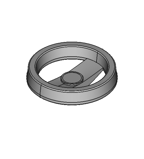 Unthreaded-Hole Spoked Hand Wheels