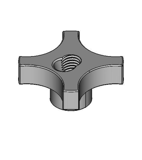 Vibration-Resistant Threaded Through-Hole Knobs