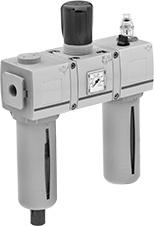 ASCO Modular Compressed Air Filter Regulator Lubricators (FRLs)