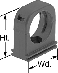 Clips for Flexible Plastic Conduit