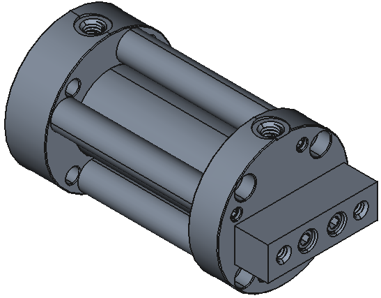 Nonrotating Compact Tie Rod Air Cylinders