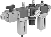 Parker Modular Compressed Air Filter Regulator Lubricators (FRLs)